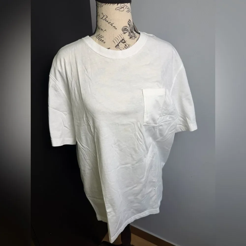 J.Crew Vintage-wash cotton pocket T-shirt NWT Size L